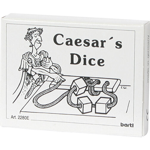 Caesar's Dice , , 6,50cm x 1,30cm x 5,00cm (Länge x Höhe x Breite), Bild 1