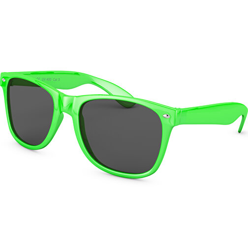 SunShine Glänzend - UV 400 , Promo Effects, grün, Rahmen aus Polycarbonat und Glass aus AC, 14,50cm x 4,80cm x 15,00cm (Länge x Höhe x Breite), Bild 1