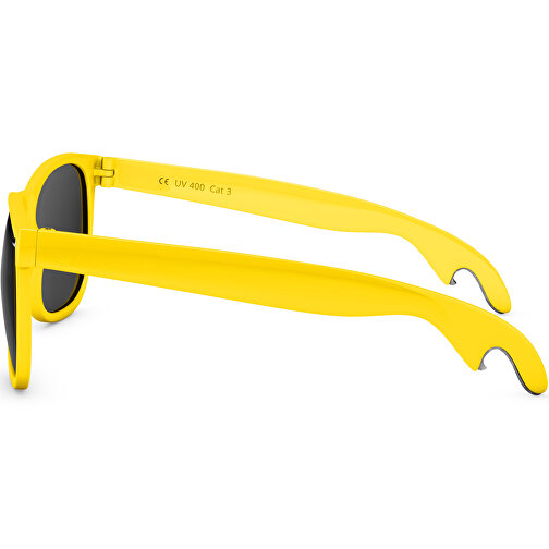 SunShine Cheers Glänzend - UV 400 , Promo Effects, gelb, Rahmen aus Polycarbonat und Glass aus AC, 14,50cm x 4,80cm x 15,00cm (Länge x Höhe x Breite), Bild 3