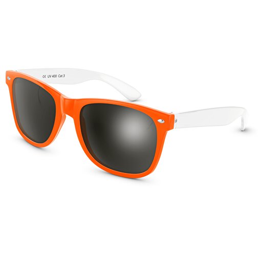 SunShine Glänzend - UV 400 , Promo Effects, orange/transparent, Rahmen aus Polycarbonat und Glass aus AC, 14,50cm x 4,80cm x 15,00cm (Länge x Höhe x Breite), Bild 1