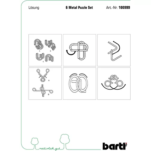 Set de puzzle en métal (6), Image 3