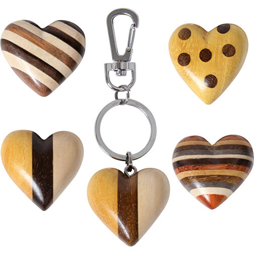 Porte-clés coeur décoratif, assorti, Image 2