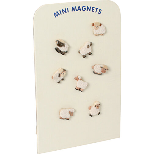 Mini-Magnet Schaf , , 4,50cm x 1,50cm x 3,00cm (Länge x Höhe x Breite), Bild 3