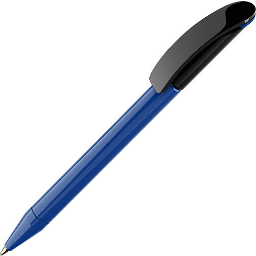 Prodir DS3 TPP Twist Kugelschreiber , Prodir, blau/schwarz, Kunststoff, 13,80cm x 1,50cm (Länge x Breite), Bild 1