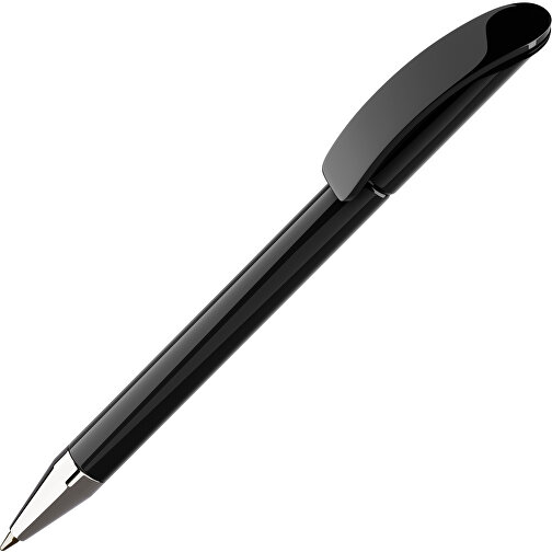 Prodir DS3 TPC Twist Kugelschreiber , Prodir, schwarz, Kunststoff/Metall, 13,80cm x 1,50cm (Länge x Breite), Bild 1