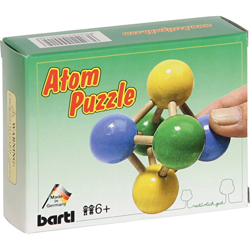 Atom-Puzzle , , 10,00cm x 3,00cm x 7,50cm (Länge x Höhe x Breite), Bild 3