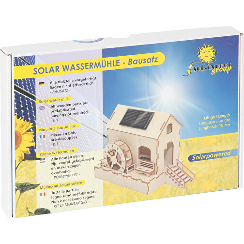 Solar Wassermühle Bausatz , , 19,00cm x 12,00cm x 9,50cm (Länge x Höhe x Breite), Bild 3