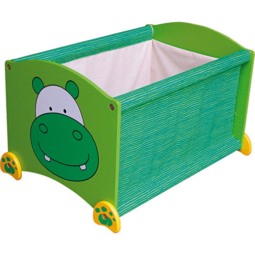 Caja de juguetes hipopótamo, apilable, Imagen 1