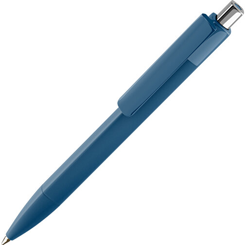Prodir DS4 PMM Push Kugelschreiber , Prodir, sodalithblau/silber poliert, Kunststoff, 14,10cm x 1,40cm (Länge x Breite), Bild 1