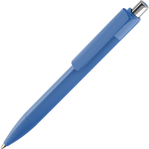 Prodir DS4 PMM Push Kugelschreiber , Prodir, true blue/silber poliert, Kunststoff, 14,10cm x 1,40cm (Länge x Breite), Bild 1