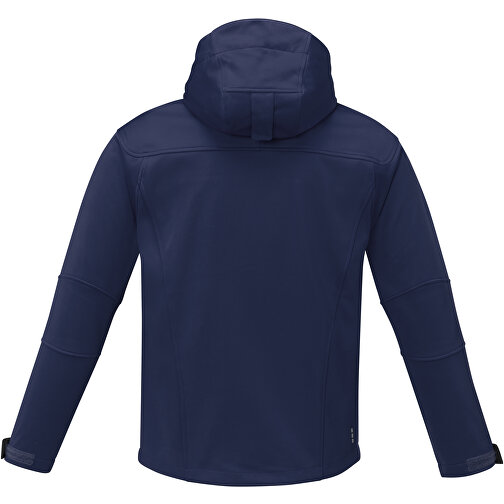 Match Softshelljacke Für Herren , navy, Single jersey Strick 90% Polyester, 10% Elastan, 360 g/m2, Bonding, Microfleece 100% Polyester, XXL, , Bild 4