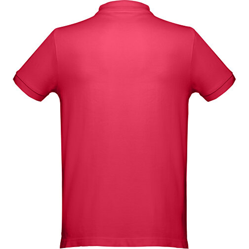 THC DHAKA. Herren Poloshirt , rot, 100% Baumwolle, XL, 75,50cm x 58,00cm (Länge x Breite), Bild 2