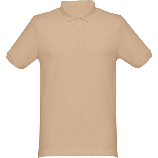 THC MONACO. Herren Poloshirt , hellbraun, 100% Baumwolle, XXL, 77,50cm x 61,00cm (Länge x Breite), Bild 1