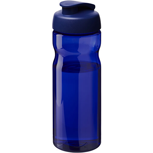 H2O Active® Eco Base 650 Ml Sportflasche Mit Klappdeckel , blau, PCR Kunststoff, PP Kunststoff, 22,10cm (Höhe), Bild 1