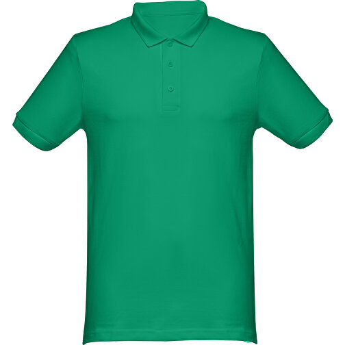 THC MONACO. Herren Poloshirt , grün, 100% Baumwolle, XXL, 77,50cm x 61,00cm (Länge x Breite), Bild 1
