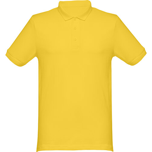THC MONACO. Herren Poloshirt , gelb, 100% Baumwolle, XXL, 77,50cm x 61,00cm (Länge x Breite), Bild 1