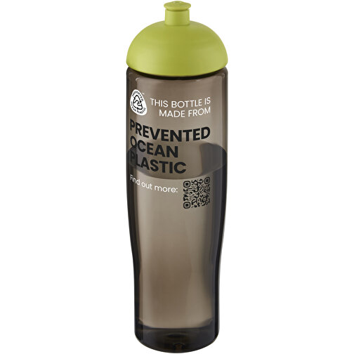 H2O Active® Eco Tempo 700 Ml Sportflasche Mit Stülpdeckel , limone / kohle, PCR Kunststoff, PP Kunststoff, 23,90cm (Höhe), Bild 2