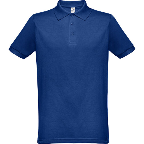 THC BERLIN. Kurzarm-Poloshirt Für Herren , königsblau, Baumwolle und Polyester, S, 70,00cm x 46,00cm (Länge x Breite), Bild 1