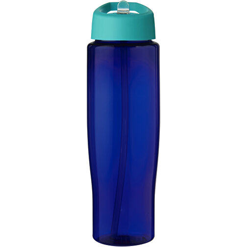 H2O Active® Eco Tempo 700 Ml Sportflasche Mit Ausgussdeckel , aquablau / blau, PCR Kunststoff, PP Kunststoff, 23,40cm (Höhe), Bild 3