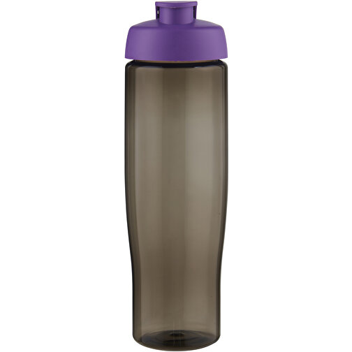 H2O Active® Eco Tempo 700 Ml Sportflasche Mit Klappdeckel , lila / kohle, PCR Kunststoff, PP Kunststoff, 23,70cm (Höhe), Bild 3