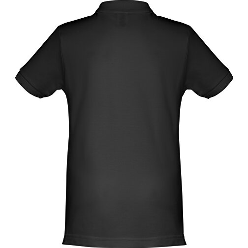 THC ADAM KIDS. Kurzärmeliges Baumwoll-Poloshirt Für Kinder (unisex) , schwarz, 100% Baumwolle, 6, 51,00cm x 37,00cm (Länge x Breite), Bild 2