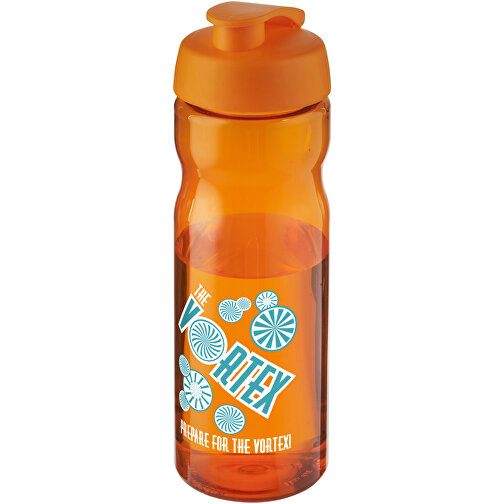 H2O Active® Base 650 Ml Sportflasche Mit Klappdeckel , orange, PET Kunststoff, PP Kunststoff, 22,10cm (Höhe), Bild 2