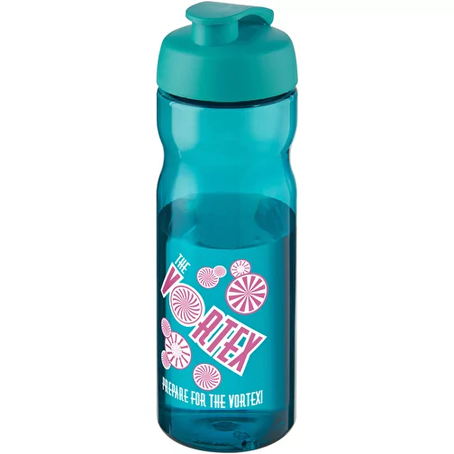 Bouteille de sport H2O Active® Base 650ml avec couvercle à clapet, Image 2