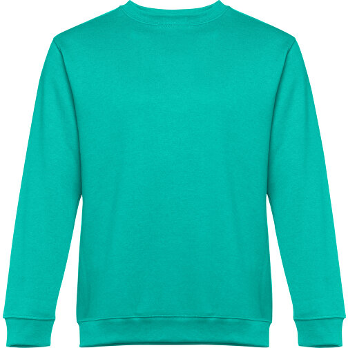 THC DELTA. Sweatshirt (unisex) Aus Baumwolle Und Polyester , türkisgrün, Baumwolle und Polyester, L, 71,00cm x 58,00cm (Länge x Breite), Bild 1