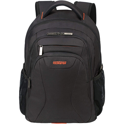 American Tourister - AT Work - Laptop Backpack 15,6' , black/orange, 100% Polyester, 49,50cm x 21,00cm x 32,00cm (Länge x Höhe x Breite), Bild 3