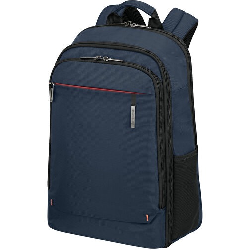 Samsonite - Network 4 - Laptop Backpack 15.6' , Samsonite, space blue, 100% rPET Polyester, 43,50cm x 19,50cm x 31,00cm (Länge x Höhe x Breite), Bild 2