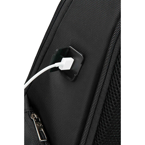 Samsonite - Vectura Evo - Laptop Backpack 14,1' , Samsonite, black, 95% POLYESTER + 5% PU, 27,50cm x 7,00cm x 37,00cm (Länge x Höhe x Breite), Bild 6