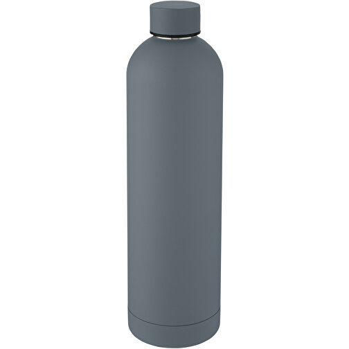 Spring 1 L Kupfer-Vakuum Isolierflasche , dunkelgrau, Edelstahl, PP Kunststoff, 28,95cm (Höhe), Bild 1