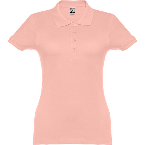 THC EVE. Damen Poloshirt , lachs, 100% Baumwolle, XXL, 68,00cm x 52,00cm (Länge x Breite), Bild 1