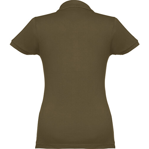 THC EVE. Damen Poloshirt , khaki, 100% Baumwolle, S, 60,00cm x 40,00cm (Länge x Breite), Bild 2