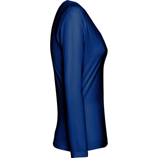 THC BUCHAREST WOMEN. Langärmeliges Tailliertes T-Shirt Für Frauen Aus Baumwolle , königsblau, 100% Baumwolle, XXL, 69,00cm x 50,00cm (Länge x Breite), Bild 3