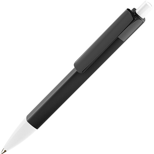 Prodir DS4 PMM Push Kugelschreiber , Prodir, weiß/schwarz, Kunststoff, 14,10cm x 1,40cm (Länge x Breite), Bild 1