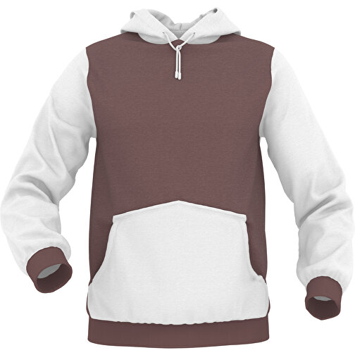 Hoodie Urban - Inkl. Individueller Gestaltung , kastanienbraun, 70% Baumwolle, 30 % Polyester, L, , Bild 1