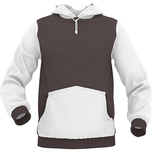 Hoodie Urban - Inkl. Individueller Gestaltung , dunkelbraun, 70% Baumwolle, 30 % Polyester, XL, , Bild 1