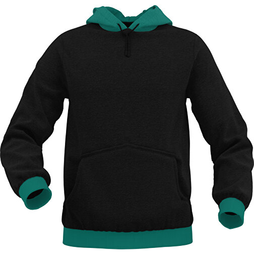 Hoodie Urban - Inkl. Individueller Gestaltung , tannengrün, 70% Baumwolle, 30 % Polyester, S, , Bild 1