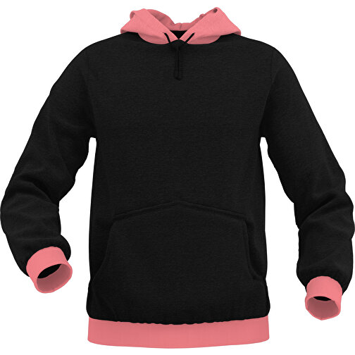 Hoodie Urban - Inkl. Individueller Gestaltung , lachspink, 70% Baumwolle, 30 % Polyester, S, , Bild 1