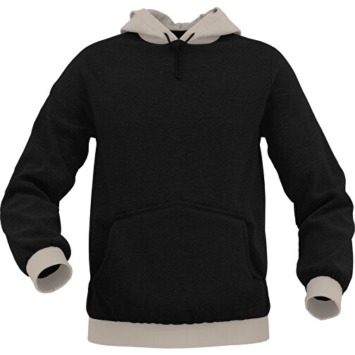 Hoodie Urban - Inkl. Individueller Gestaltung , zartgrau, 70% Baumwolle, 30 % Polyester, S, , Bild 1