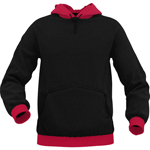 Hoodie Urban - Inkl. Individueller Gestaltung , weinrot, 70% Baumwolle, 30 % Polyester, XXL, , Bild 1