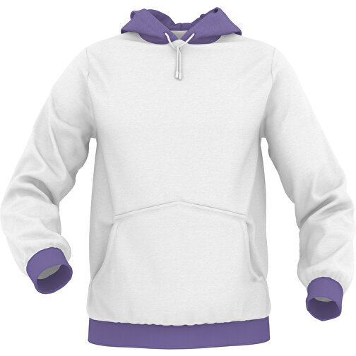 Hoodie Urban - Inkl. Individueller Gestaltung , dunkellila, 70% Baumwolle, 30 % Polyester, XL, , Bild 1