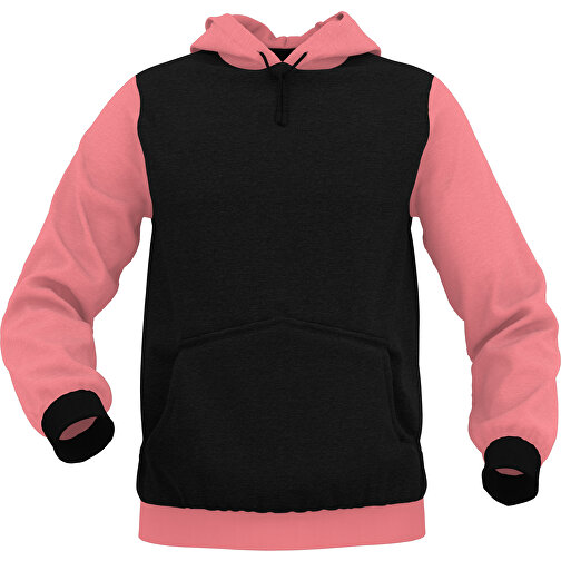 Hoodie Urban - Inkl. Individueller Gestaltung , lachspink, 70% Baumwolle, 30 % Polyester, S, , Bild 1