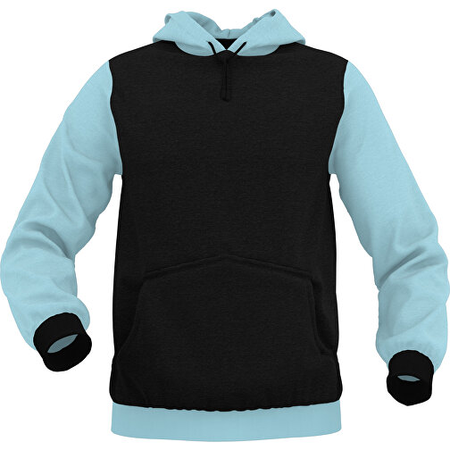 Hoodie Urban - Inkl. Individueller Gestaltung , zartblau, 70% Baumwolle, 30 % Polyester, XL, , Bild 1