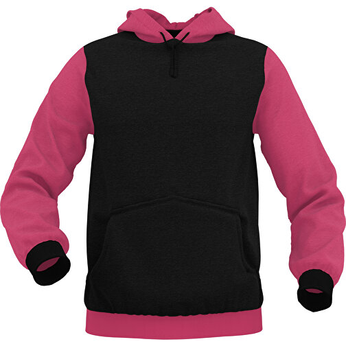 Hoodie Urban - Inkl. Individueller Gestaltung , rosa, 70% Baumwolle, 30 % Polyester, S, , Bild 1