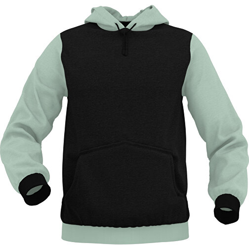 Hoodie Urban - Inkl. Individueller Gestaltung , zartgrün, 70% Baumwolle, 30 % Polyester, S, , Bild 1