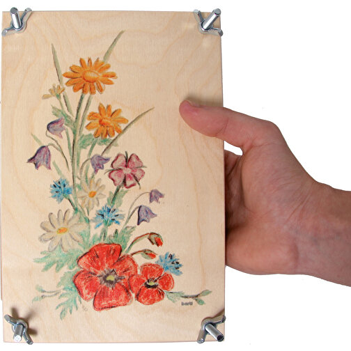 Blomsterpress färgad 24 x 16 cm, Bild 4
