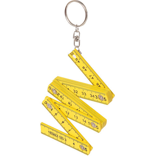 Schlüsselanhänger Zollstock 50 Cm, Sortiert , , 10,00cm x 1,30cm x 2,40cm (Länge x Höhe x Breite), Bild 1