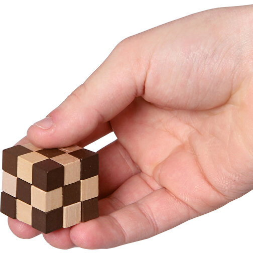 Cube snake mini natur/brun, Bild 3